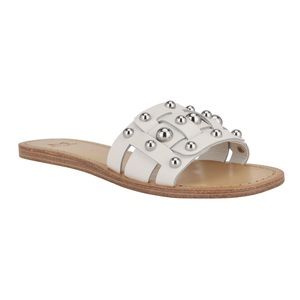 Marc Fisher Pacca Studded Flat Sandal